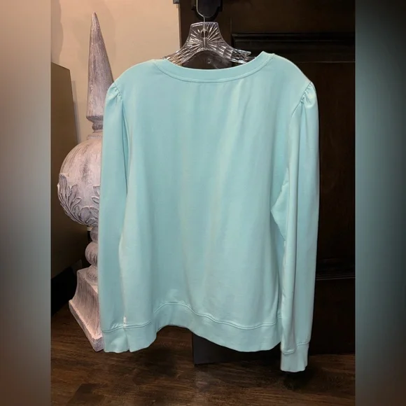 Southern Tide Aqua Long Sleeve Top - Picture 3 of 7